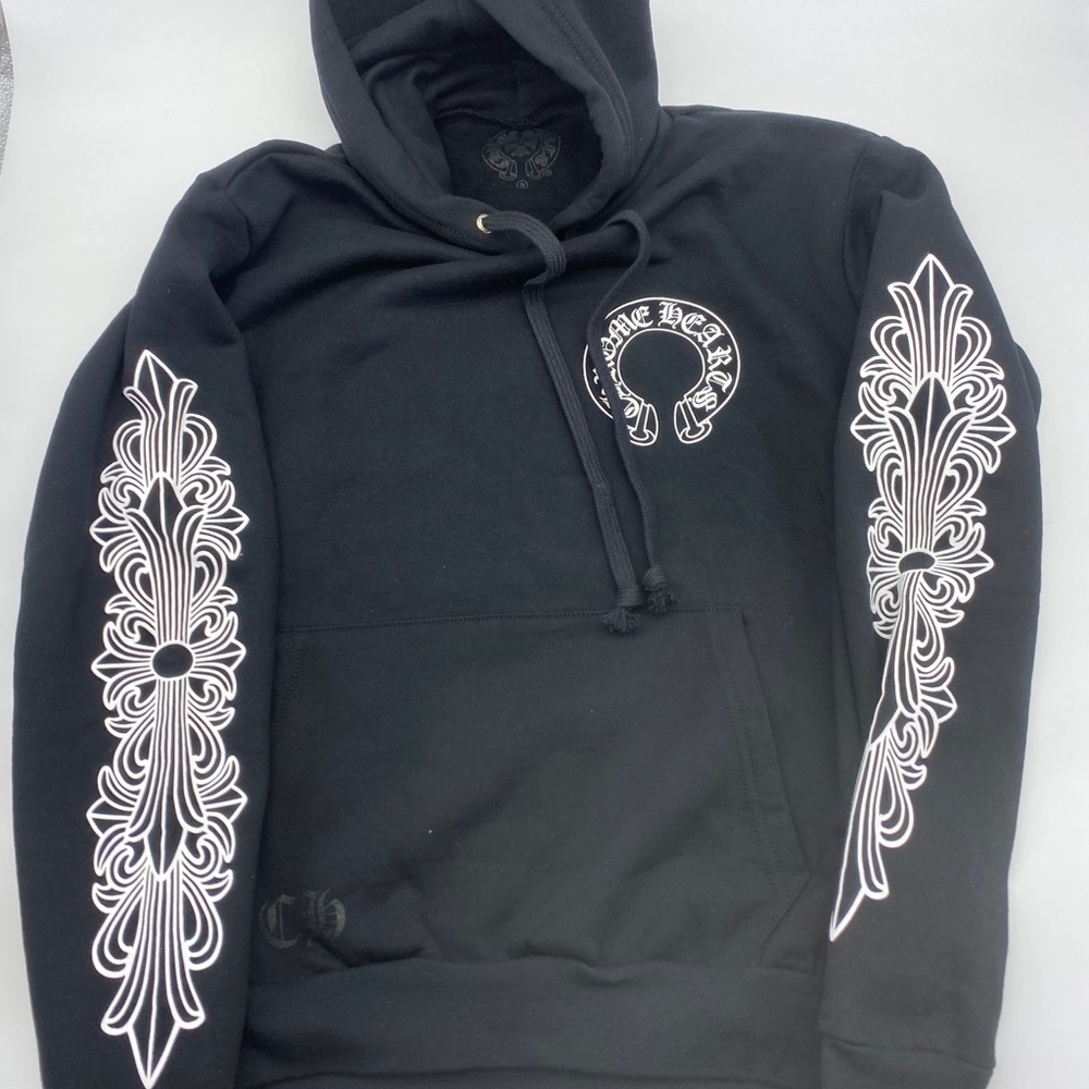 CHROME HEARTS Authentic Horseshoe pullover Hoodie Size Small